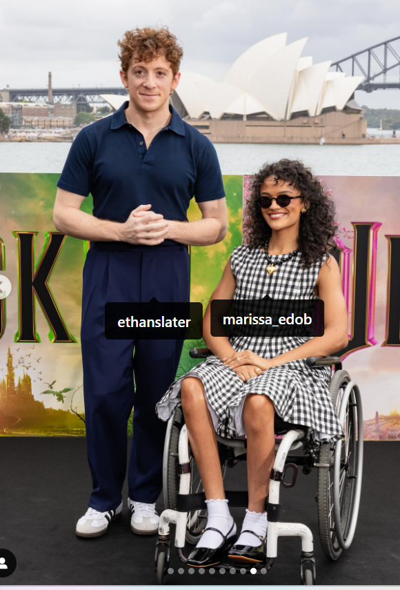 Just realised that the actress who plays Nessa in #Wicked is actually disabled. This makes me so unbelievably happy that some pockets of Hollywood are taking representation seriously.