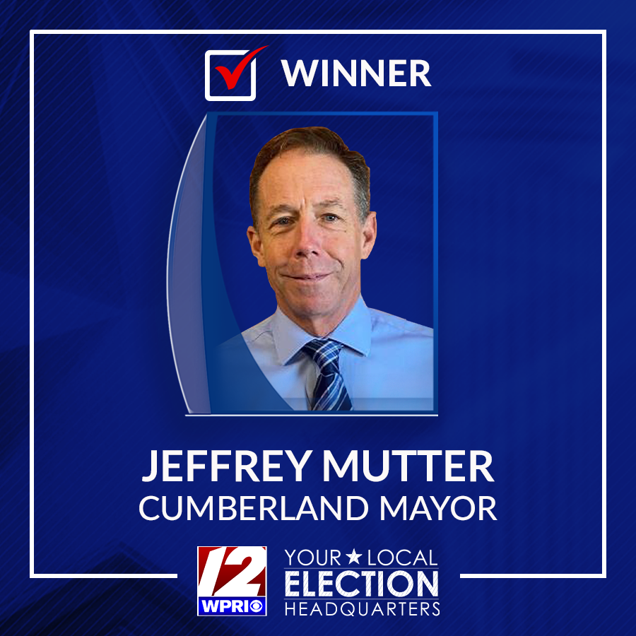 wpri12's tweet photo. Mayor Jeffrey Mutter has been reelected as Mayor of Cumberland, WPRI projects. #YourLocalElectionHQ

Track the real-time election results here: https://t.co/0DE1lvmbGT https://t.co/l0Vogi9Ldg