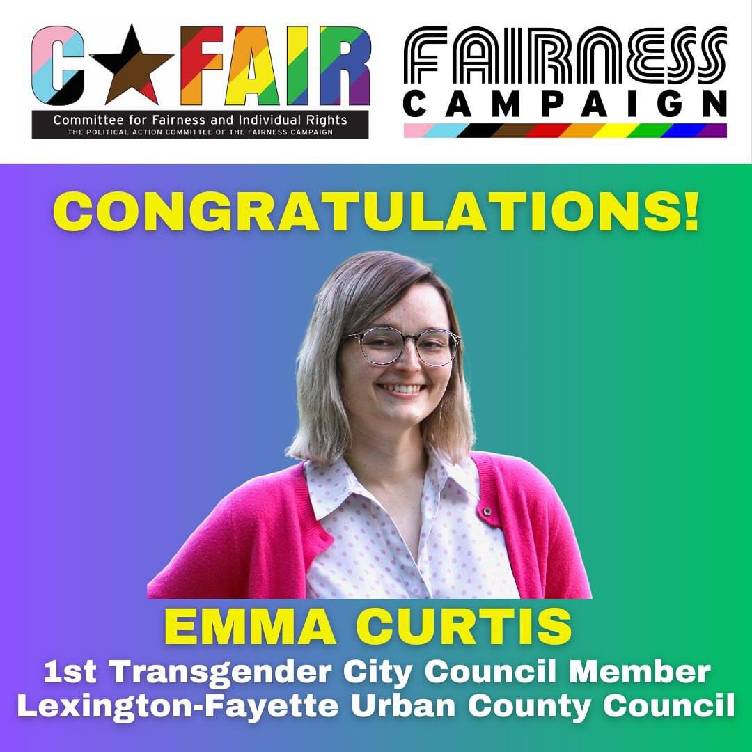 Congratulations to <a href="/KeturahHerron/">Sen. Keturah Herron</a> and @emmacurtislex for their HUGE wins in our state.