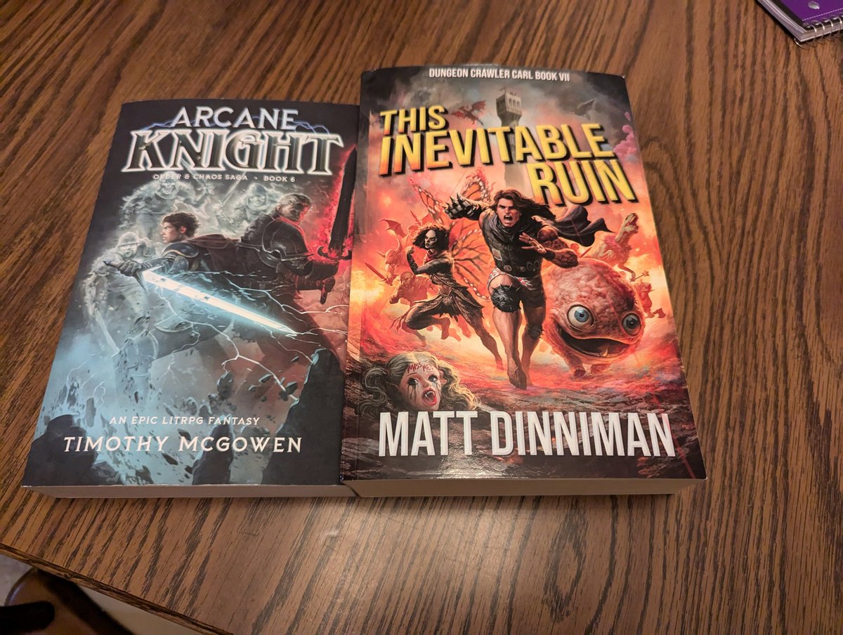 I got more #LitRPG #bookmail