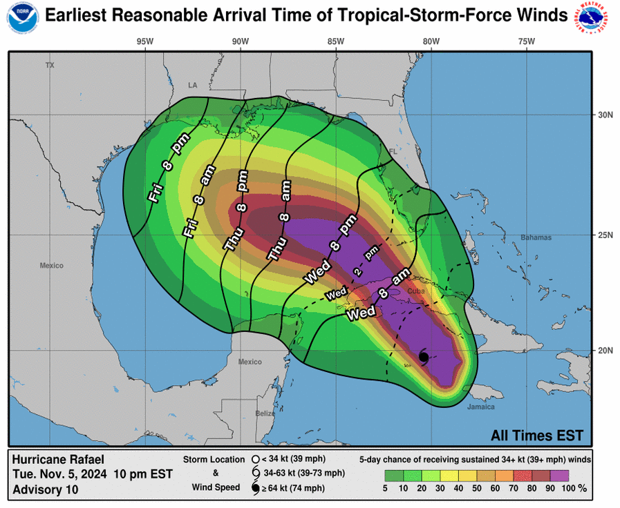 LimWeather's tweet photo. 80mph C1 #hurricane #Rafael in #caymanislands to peak at 105mph+ C2/even C3 MAJOR headed to W #Cuba,#Louisiana
interests there,#FloridaKeys,start preps
#wxtwitter #Wxx #tropicswx #HurircaneSeason2024 #HurricaneSeason #HurricaneRafael #LAwx #Gulfofmexico #Havana #Flwx #Florida https://t.co/QoRkYkwwxw