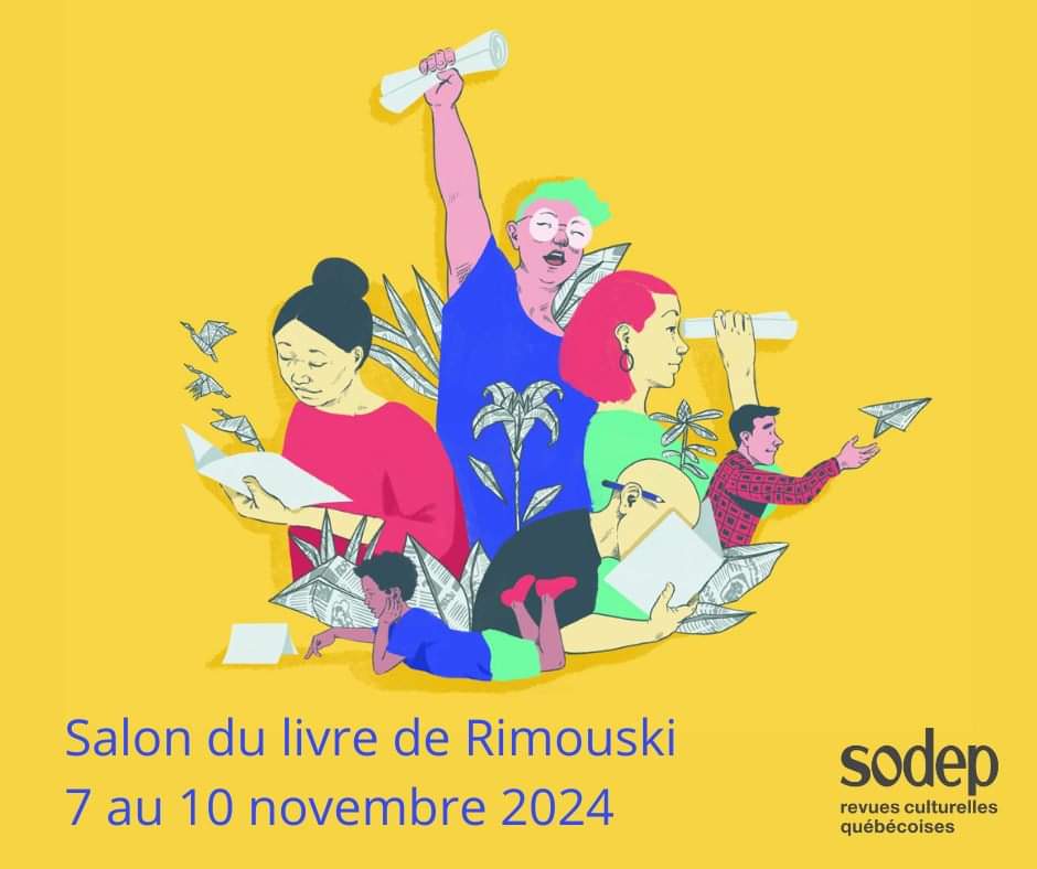 Siggi. Le magazine de sociologie sera représenté par la SODEP au Salon du livre de Rimouski du 7 au 10 novembre au Centre des congrès de l’Hôtel Rimouski. Passez nous voir au kiosque 1!

➡️Découvrez la programmation ici : salondulivrederimouski.ca 

#SLR2024