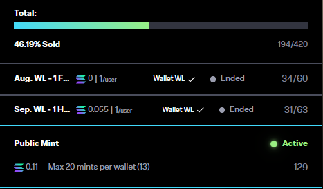 FreeRossNow's tweet photo. One of our #CypherpunkSquirrel NFTs costs 0.11 $SOL to mint.

In 1 hour, there will be a holder snapshot.

1 holder will win 1,000,000 $FRN.

All holders get a little something :-)

https://t.co/0jDViXIxJJ https://t.co/LWSCmjrjoq