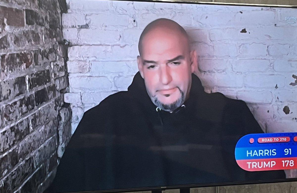 why is john fetterman calling in from the cask of amontillado catacomb
