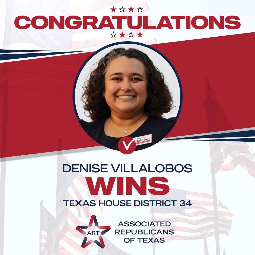 Congratulations! <a href="/DeniseForTXHD34/">Representative Denise Villalobos</a>