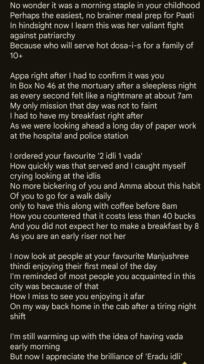 poonduchutney's tweet photo. I'm now #TeamIdli bye bye #TeamDosa, it was fun until it lasted! And y'all need to know why 🥹

Woke up and wrote it 👀 ignore all mistakes go for the feels! https://t.co/WN6SY6GHDt
