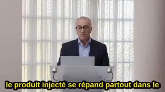 Volontariste's tweet photo. Ils ont menti à la population quand ils ont dit que le 💉 resterait dans le bras. On sait maintenant que le produit circule dans le corps et continue d'être actif pendant des mois, voire des années : https://t.co/3hHspn8UV8 #covid19 #injectionexpérimentale #skipe https://t.co/i3f3gftn1G