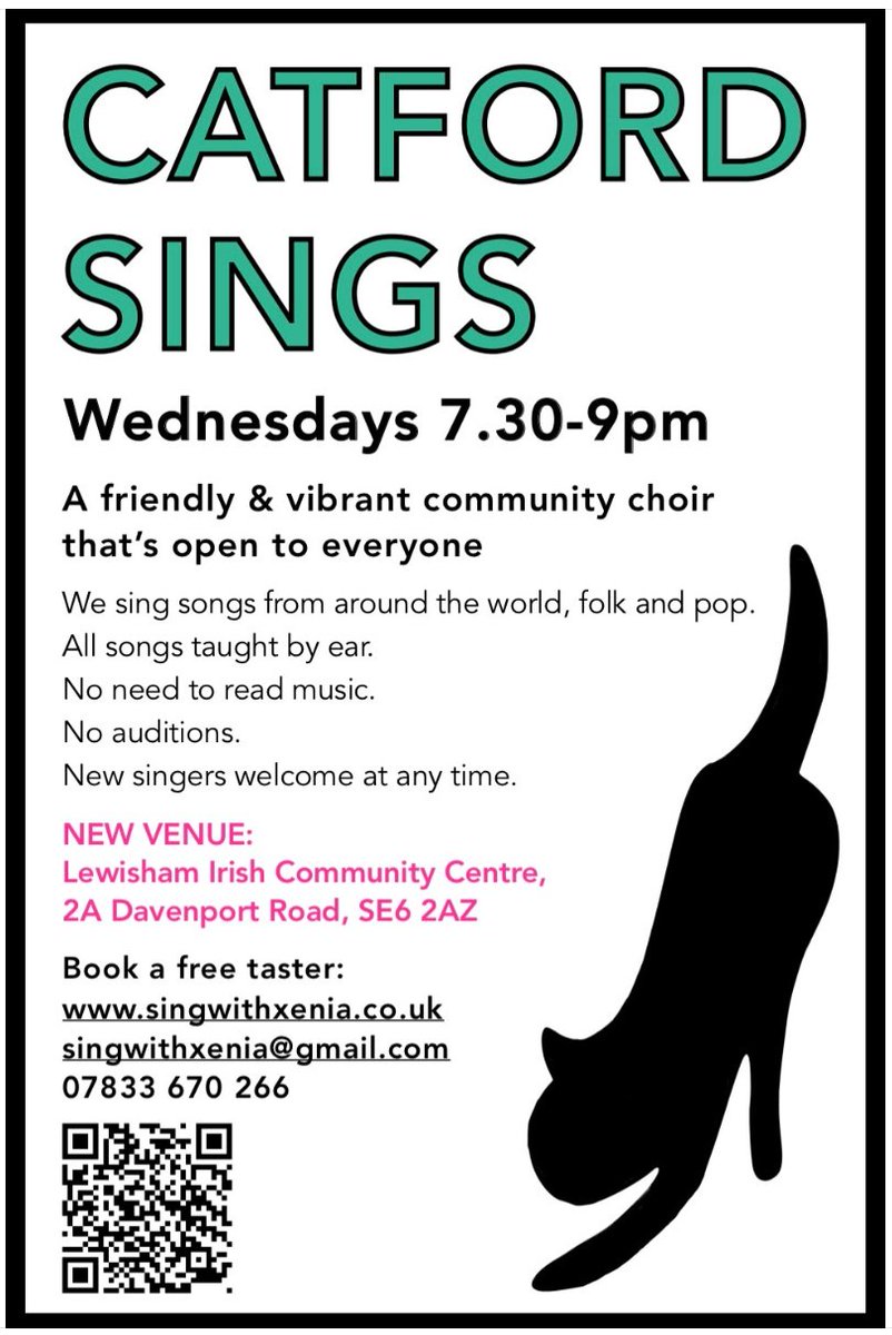 BlytheHillVillage (@bhillvillage) on Twitter photo Catford Sings have relocated from @catfordmews to <a href="/LewishamIrish/">Lewisham Irish</a> Centre in #Catford #SE6
Fancy joining them? #CatfordSings #LewishamChoir Catford Sings have relocated from @catfordmews to <a href="/LewishamIrish/">Lewisham Irish</a> Centre in #Catford #SE6
Fancy joining them? #CatfordSings #LewishamChoir