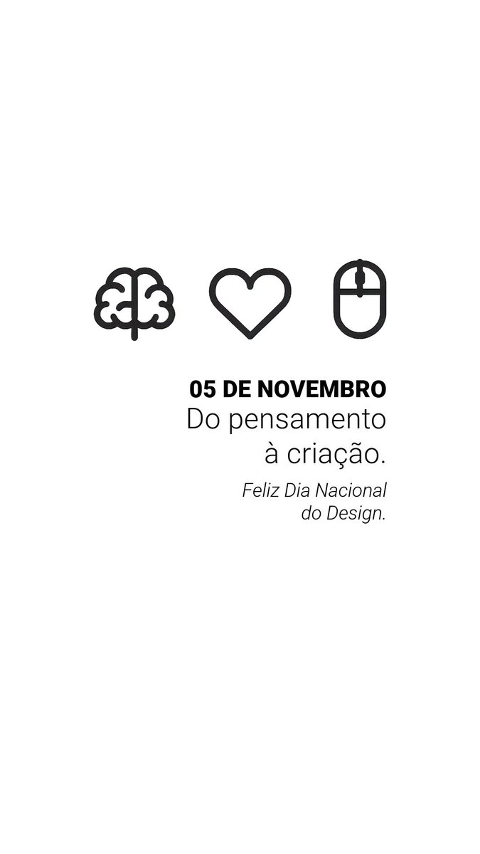 waltao's tweet photo. Feliz Dia Nacional do Design para todos os colegas e amigos de profissão https://t.co/4RvLZxsL6c