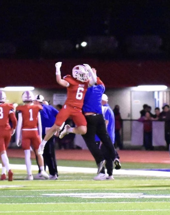 Friday you will play your last HS football game. Your Mom and I are very proud of you and the man you have become.  Big opportunities are coming and I know you will be ready.  We Love You 6!

#Happy18thBDay 
#CardinalPride