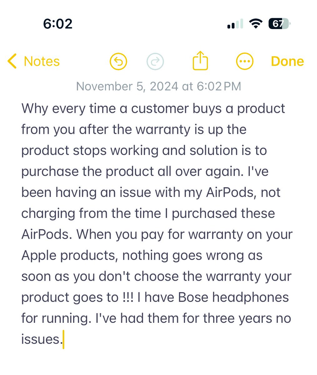NoviaDesign's tweet photo. @Apple hi @Bose thank you for making quality products and not ripping your customers off! https://t.co/5Knx7WAMTx