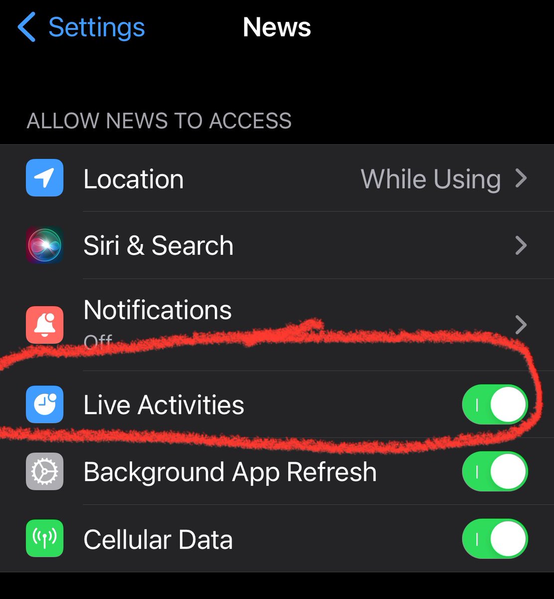billfitz73's tweet photo. @ethicalchristi1 @notcapnamerica In settings under the settings for Apple News - it’s actually pretty cool and very detailed! https://t.co/EmpH5yGj60