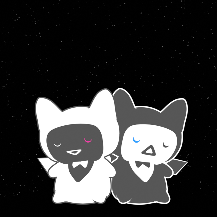 Ares_rei's tweet photo. My entry for #HoloJam 5 is a platformer starring Gloom

But where's Bloom? In "Gloom's Starry Night", jump and dash your way through the corrupted night sky to save them

https://t.co/dhBsaHbrfc
#IRySart https://t.co/mmzDdjkkAV