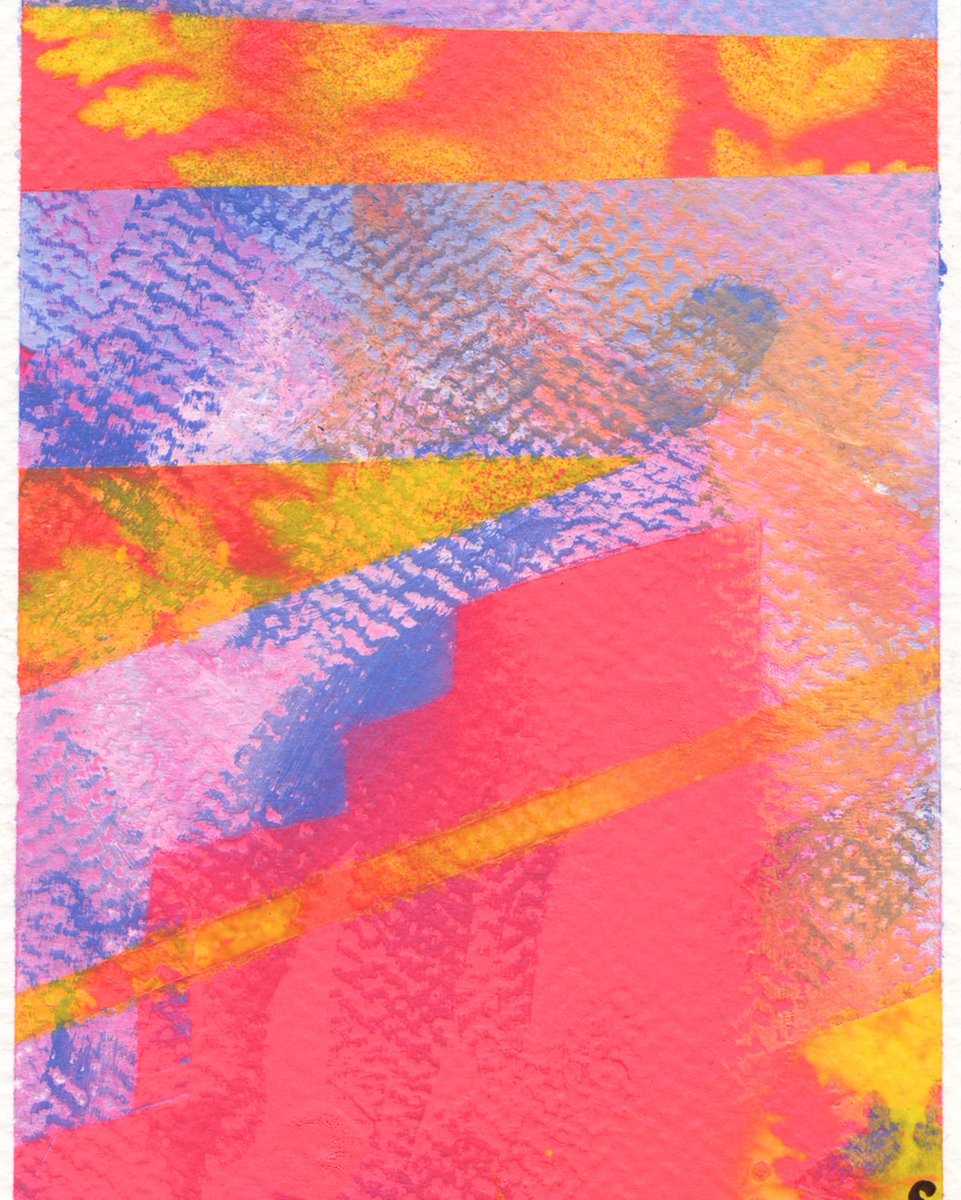 This Winter's <a href="/ArtonaPostcard/">ArtonaPostcard</a> auction) fundraiser has just opened, including these four #Margate flavoured pieces from me. There's a link via my Linktree #art #AOAP #Contemporarypainting