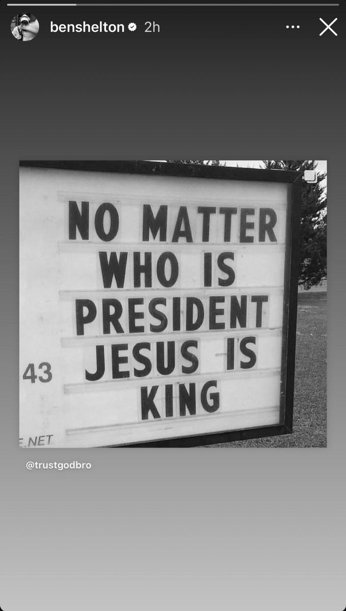 TunedIntoTennis's tweet photo. Ben Shelton….of all the things to post on your Instagram story…

posting this today on Election Day was smart? https://t.co/FrYPWsQfq6