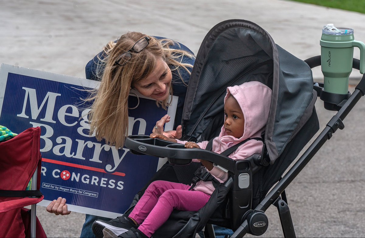 In Nashville, photojournalist John Partipilo caught up Democratic congressional candidates Maryam Abolfazli and Megan Barry working polls. Abolfazli is running in District 5; Barry in District 7.