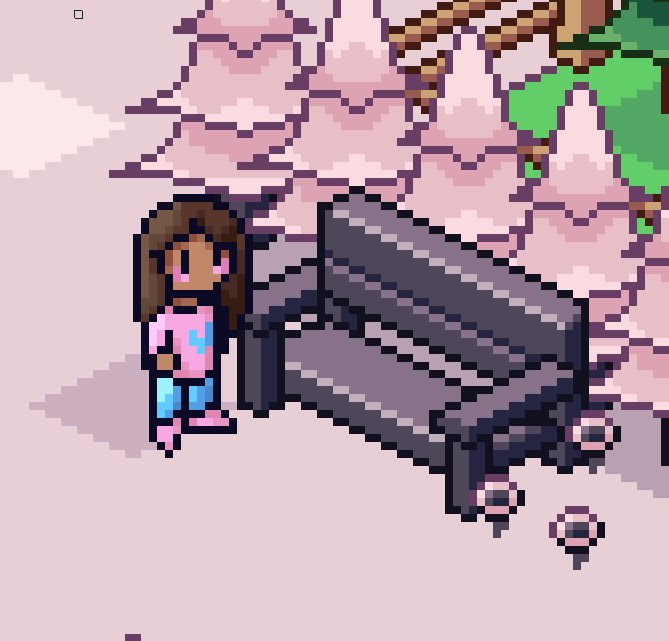purconia's tweet photo. Added a cool pink area around the ice cream shop! https://t.co/k7nknMKXu6