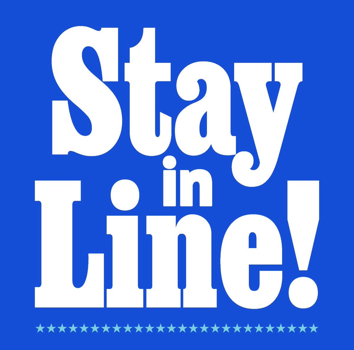 Stay in line and #VoteKamala.

Pass it on.