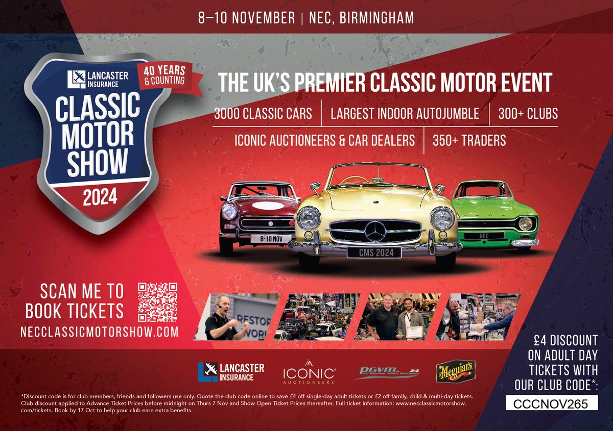 LRSeries2Club's tweet photo. It's just days to go until the @classicmotorshownec in Birmingham where the Land Rover Series 2 Club will be proudly displaying in Hall 3, Stand 380 (circled in blue in the floor plan).

For discounted tickets, use the code: CCCNOV265

Tickets: https://t.co/NXDc0rXK2m https://t.co/BDFfn1vqWd