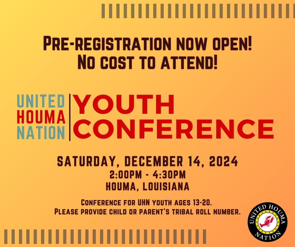 United_Houma's tweet photo. Pre-registration is now open for the 1st annual UHN Youth Conference! The deadline is 12/7. 
To sign up: https://t.co/JvnP0EU9oX
More info: 
https://t.co/qRkVgi65VK https://t.co/Spd3Nt2T4j