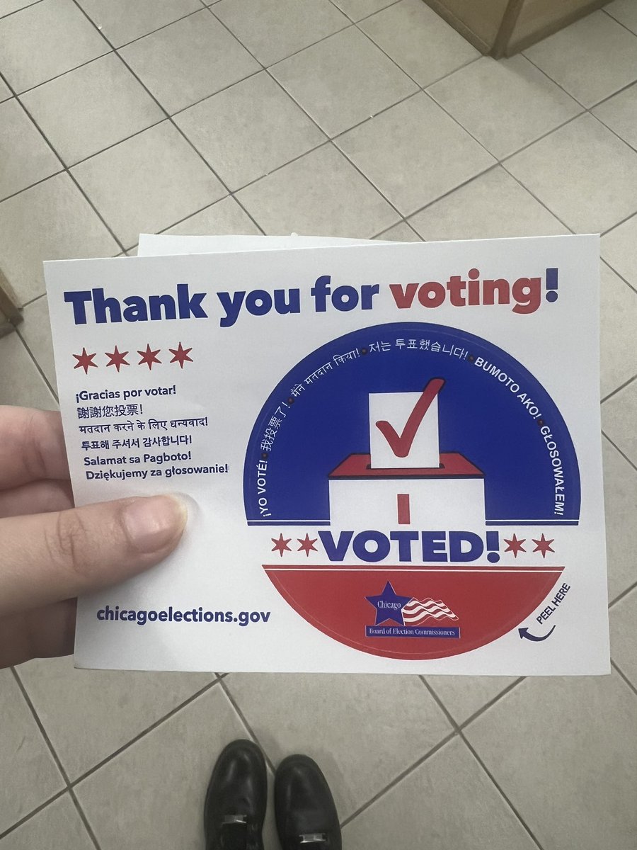 softbratphomet's tweet photo. I voted today! Did you? If not, GO VOTE! https://t.co/M6apubHOH0