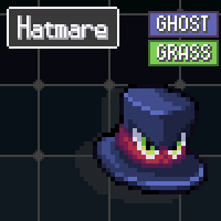 Hatmare 
#fakemon #aseprite #pixelart #Pokemon #originalcharacter