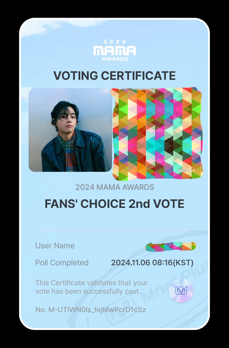 ItsCersei's tweet photo. I vote #V at #2024MAMAVOTE https://t.co/KYvfxzhCuA