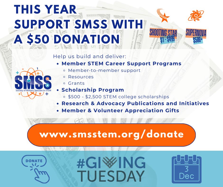 smsinstem's tweet photo. This year support SMSS with a $50 donation before Dec 3rd 
#InternationalSTEMDay and #GivingTuesday

Help us build and deliver STEM support programs!

https://t.co/Gv1R0t5hlb

Help us spread the word by simply sharing this post https://t.co/fiyjUYYvYR