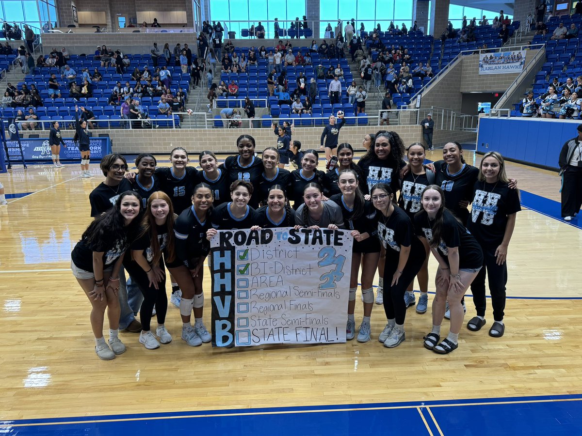 Bidistrict Champs 🏐 

#HawkYeah <a href="/NISDHarlan/">Harlan High School</a>
