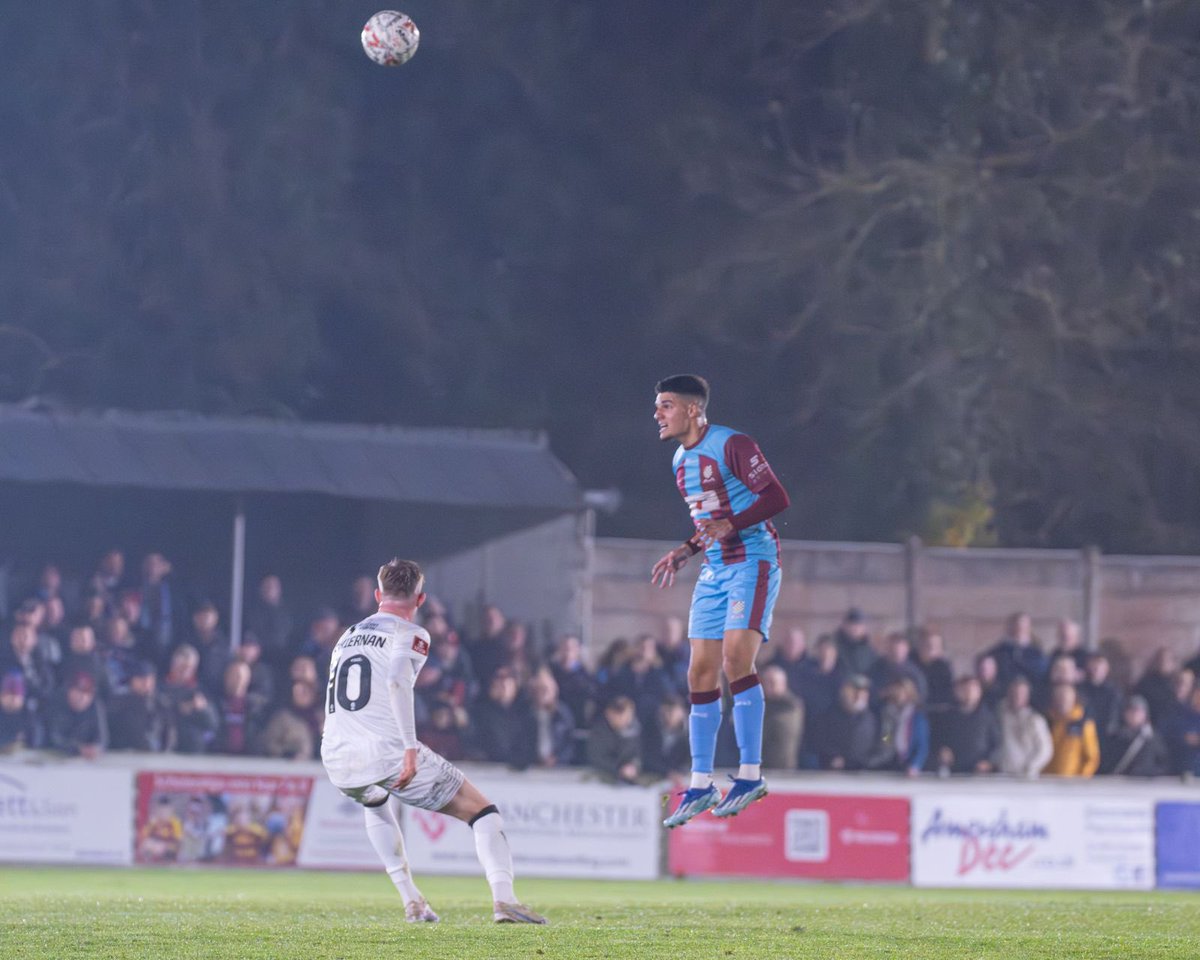 Alexlafleur120's tweet photo. What an experience against a league 1 outfit. Fans were unreal and it’s a night I won’t forget for a while @cheshamutdfc https://t.co/9LlFQQx7H3