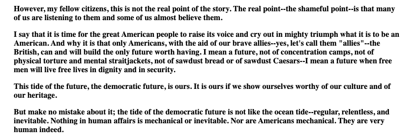 ASchwtzr's tweet photo. The whole speech is very relevant, you can check it out here: https://t.co/slR2TVpYdz https://t.co/6LmOPShmdH