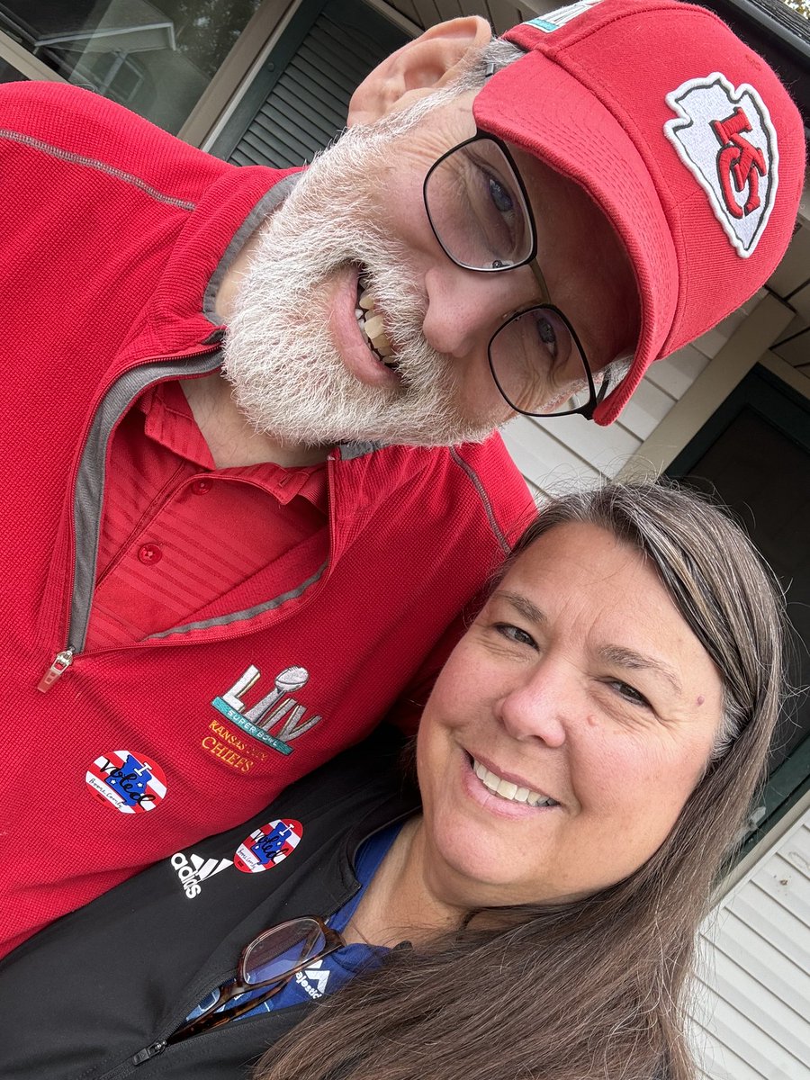 Doing our civic duty today! #JustVoted