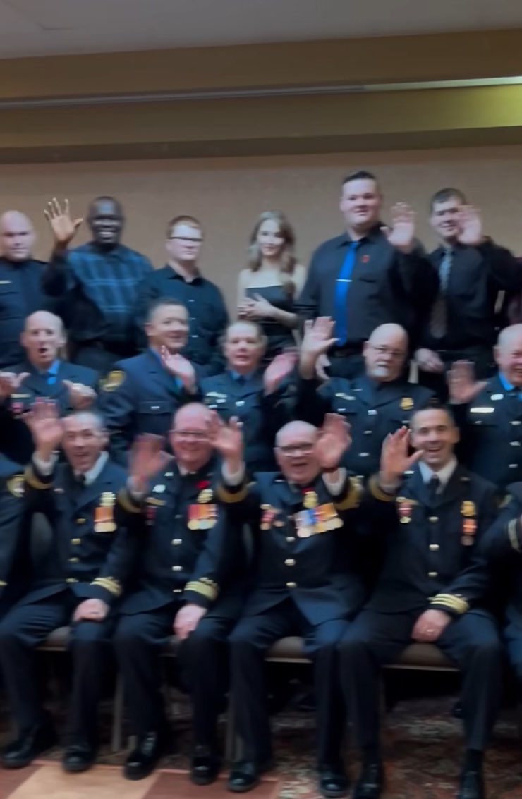 This weekend my daughter attended Gander Fire Rescue’s annual Fireman’s Ball and was awarded her Rookie Badge Here she is, with one other woman in attendance who mentored her for the last three years, toward her career as a firefighter. Tonight she’s on duty. Proud mom moment🔥🧑‍🚒