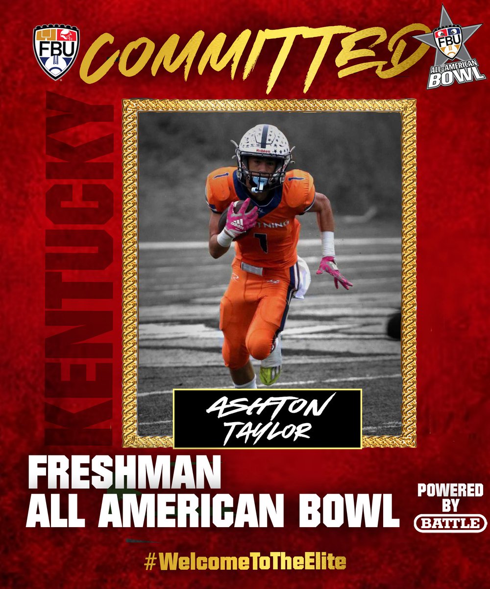 Football University (@fbucamp) on Twitter photo WELCOME TO THE ELITE 🌴
#FBUPathAlum Ashton Taylor has officially committed to play in the #FBUAllAmerican Bowl 2024 👀
See you in Naples, FL this December 🔥
Submit your nomination here 👇
footballuniversity.org/all-american-b…
#FBU #GetBetterHere
<a href="/fast_ash7/">Ashton Taylor</a>
<a href="/PCSCNaples/">Paradise Coast Sports Complex</a>
<a href="/FBUAllAmerican/">#FBUAllAmerican</a> WELCOME TO THE ELITE 🌴
#FBUPathAlum Ashton Taylor has officially committed to play in the #FBUAllAmerican Bowl 2024 👀
See you in Naples, FL this December 🔥
Submit your nomination here 👇
footballuniversity.org/all-american-b…
#FBU #GetBetterHere
<a href="/fast_ash7/">Ashton Taylor</a>
<a href="/PCSCNaples/">Paradise Coast Sports Complex</a>
<a href="/FBUAllAmerican/">#FBUAllAmerican</a>