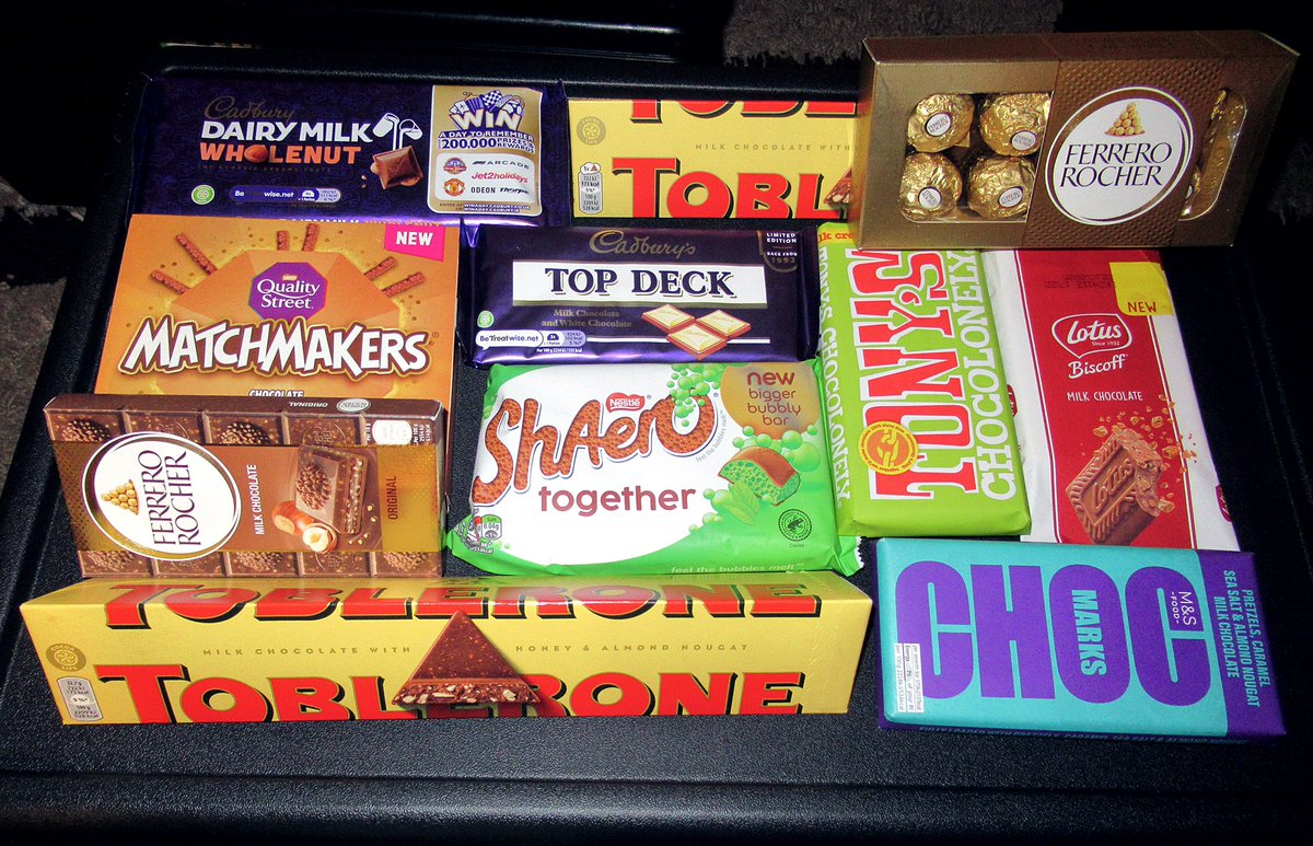 Asked the kids for a couple of bits of birthday chocolate and they understood the assignment.