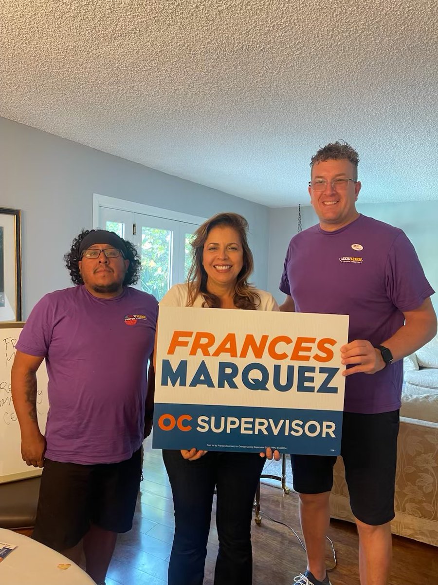 #GOTV update! We’re still reaching out to voters and ensuring they have their voice heard! I am grateful for my @seiu121rn and #CypressHigh volunteers.

We are focused on our goal: winning this election!!

#Marquez4OC #DontTakeChancesVoteFrances #OCBoS #District1