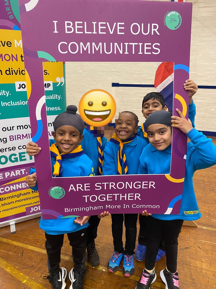 pjrookes's tweet photo. Inspirational evening at 313 Sahibzadas Sikh Scout group, who meet at Hamstead Hall Academy.  Heart warming to witness investiture in each section.  Awarded 36 More in Common badges to youngsters who had carried out the required activities. This takes us over the award of 2,000 https://t.co/mzrSUWOi1A