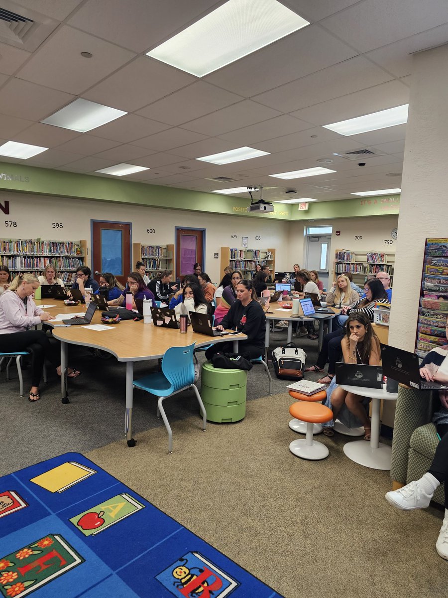 Two of our aspiring administrators leading today's Performance Matters PD for our staff! <a href="/AngelaG_EdLead/">Angela Rodriguez Gibson</a> <a href="/BCPSLeadership/">BCPS Leadership</a>