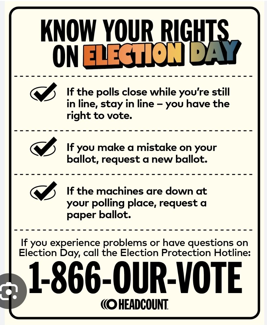 MovingForward8's tweet image. There is still time to vote on the East Coast! Polls close at 7 pm!!

#GetInLineStayInTime