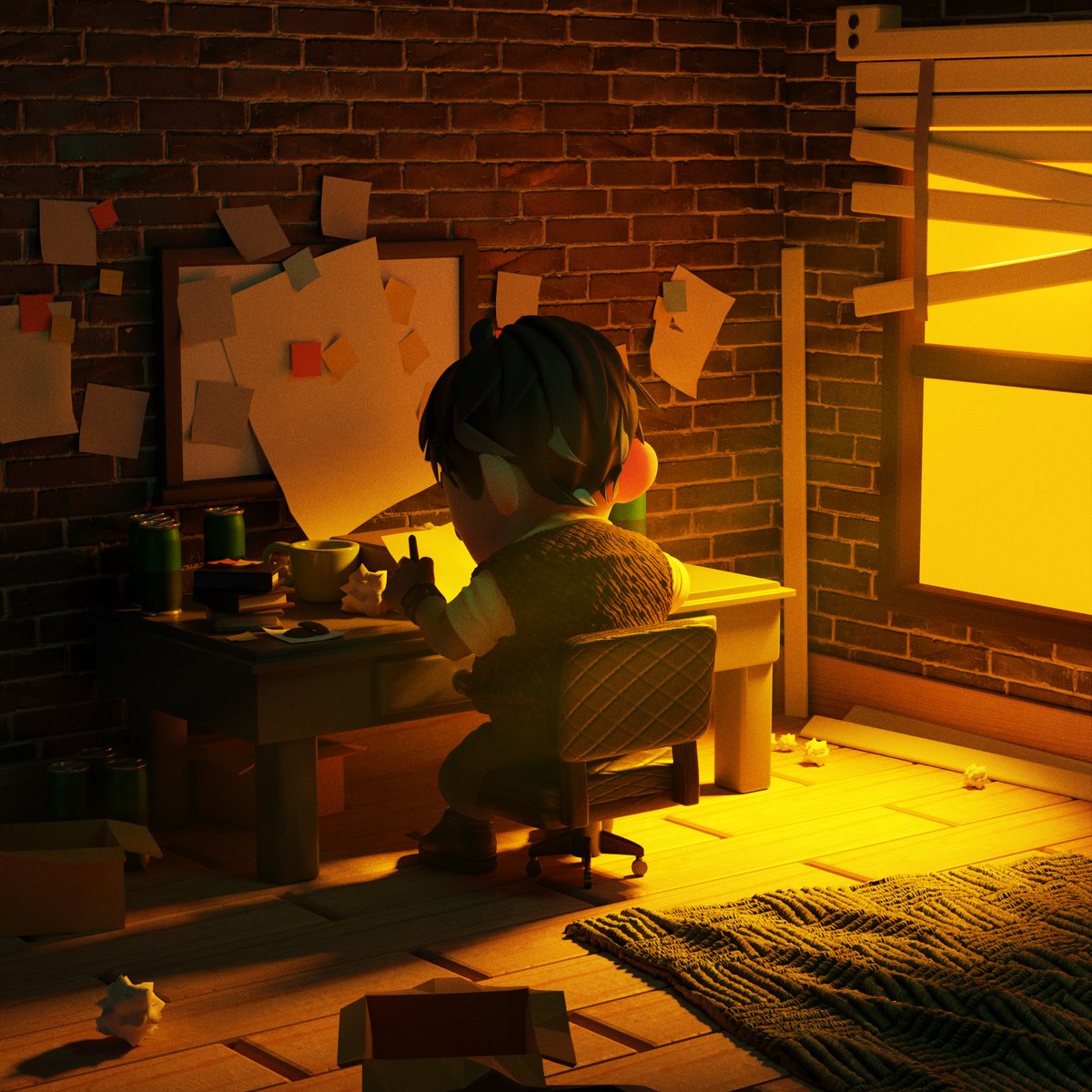 Pav_valseca's tweet photo. Psychopath accountant.

#b3d #blender3D #artwok #characterdesign #sculpting #modeling3D #Practice #study #accountant #OC #can #table #3dillustration #illustrationart https://t.co/HoZMuklGJu