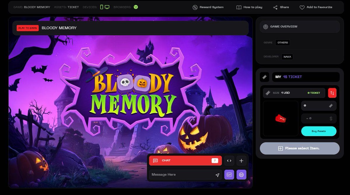 CryptoGenjutsu's tweet photo. I am already giving a try to the #BloodyMemory game by @NakamotoGames . 🔥
Do sign up on their website and try this one out! 🚀
If you are interested in #Play2Earn games, then this would be interesting for you. 👀💯
#NAKAFAM $NAKA #BUIDL #GameFi https://t.co/APpDiRuZR2
