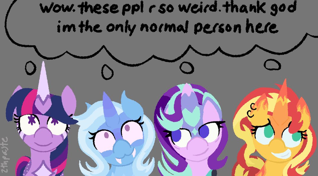 Toothpaste_spl's tweet image. Another meme redraw with these guys lol
#mlp #mlpart