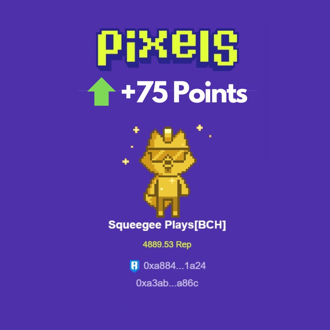 Squeegee_Plays's tweet image. ✅REPUTATION CHECK✅

Reputation Points increased +75 Points

This may be from doing Quest/s:
🦇Barney&apos;s Bat-ch Catch
🦷Collecting 333 Teeth on Maul-A-Skaul

or Both

Check your Dashboard Now!! Let me know on the comments below⬇️

#PixelsCreator #PixelsCommunity #ReputationPoints