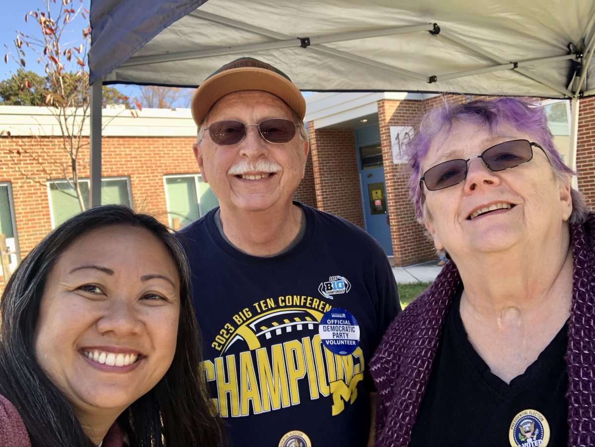 Polls are now closed in Virginia! So great to be with this team and many thanks to all of the poll workers and volunteers for giving their time and energy in support of our democratic process!