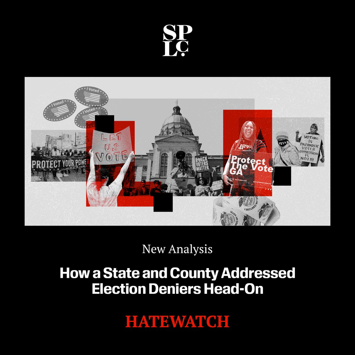 The "Big Lie" conspiracy to undermine the 2020 election results helped create a wave of election deniers and conspiracy theories.

Read Part 3 of the #Hatewatch series, highlighting how communities are fighting back against election conspiracy theories. bit.ly/40z4e7y