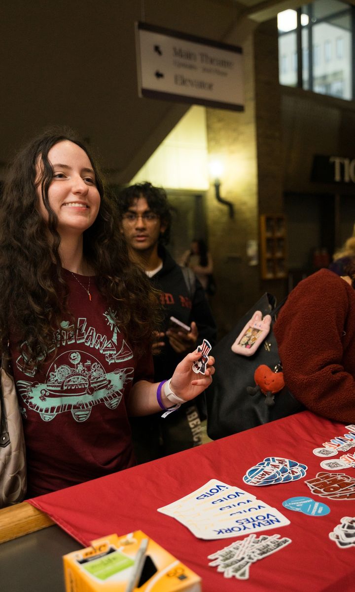 Happy Election Day! 🇺🇸

We at Staller encourage everyone to get out and vote if you haven't already done so. New York polls are open until 9pm, and #Seawolves registered on campus can head to the Rec Center to cast their ballots until 9pm! 

Make your voice heard. #Vote 🗳️