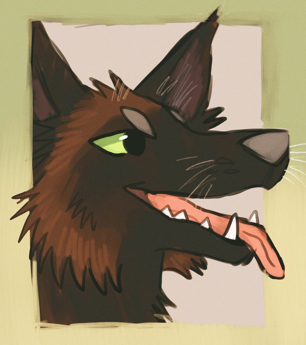 harborsorts's tweet photo. another doodle 🐺🌿 https://t.co/lPJdWCbqMV