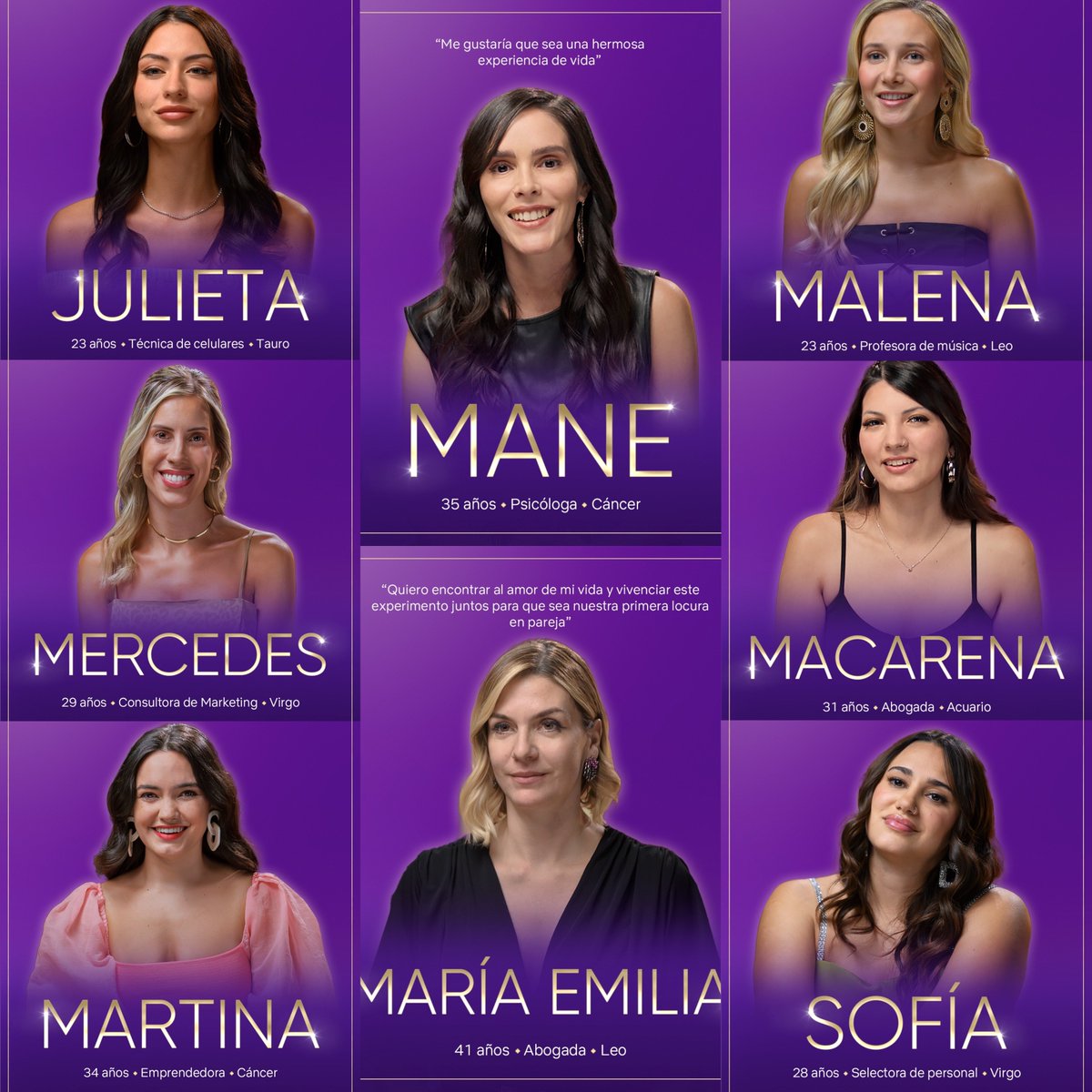 fedeebongiorno's tweet photo. 📺 Elenco completo de “LOVE IS BLIND ARGENTINA”

La primera tanda de episodios estrena mañana en Netflix https://t.co/HyYjM7gJgv