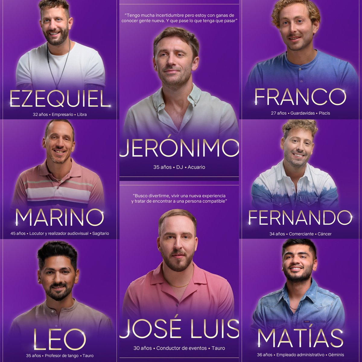 fedeebongiorno's tweet photo. 📺 Elenco completo de “LOVE IS BLIND ARGENTINA”

La primera tanda de episodios estrena mañana en Netflix https://t.co/HyYjM7gJgv