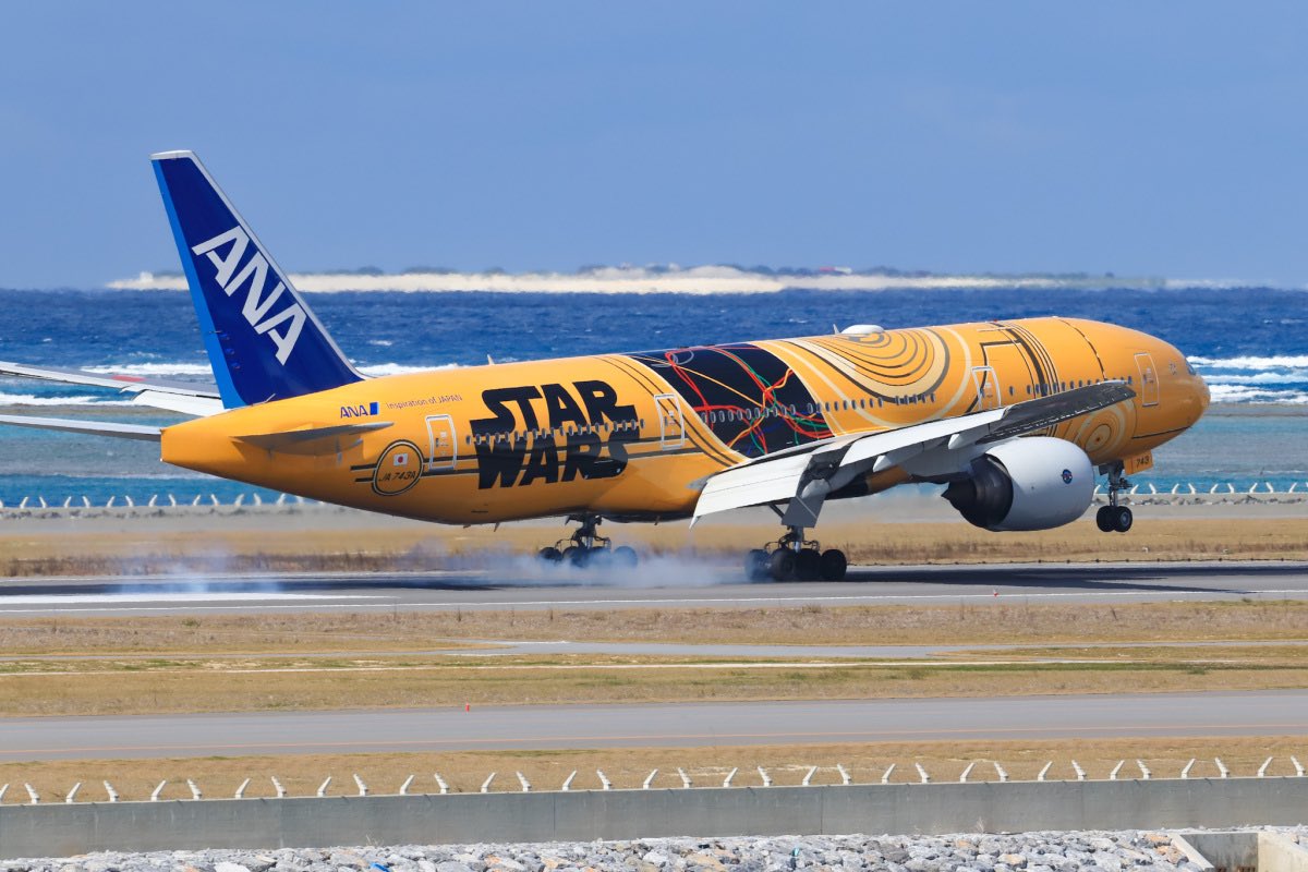 Camus_ch's tweet image. 今日の機材は3PO ANA JET

#3po 
#ana